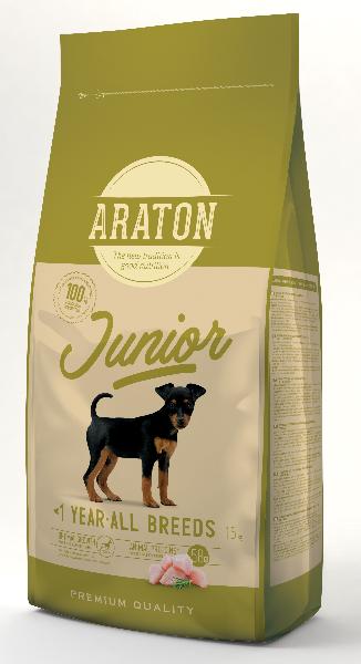 Сухой корм Araton Junior для щенков всех пород (мясо птицы)
